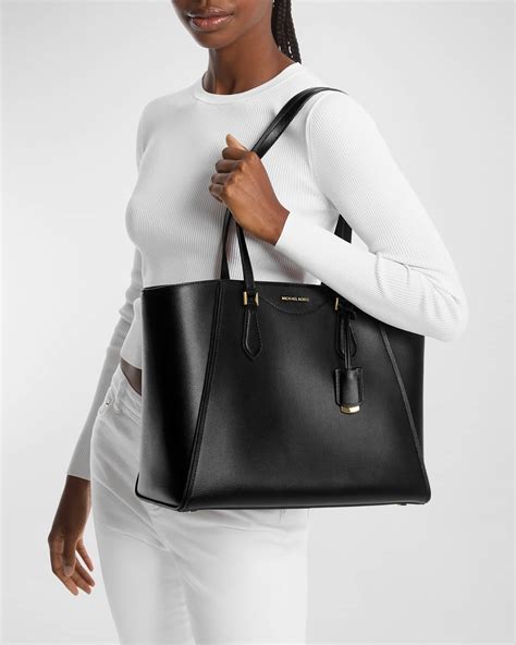 taryn michael kors uhr|Taryn Large Leather Tote Bag .